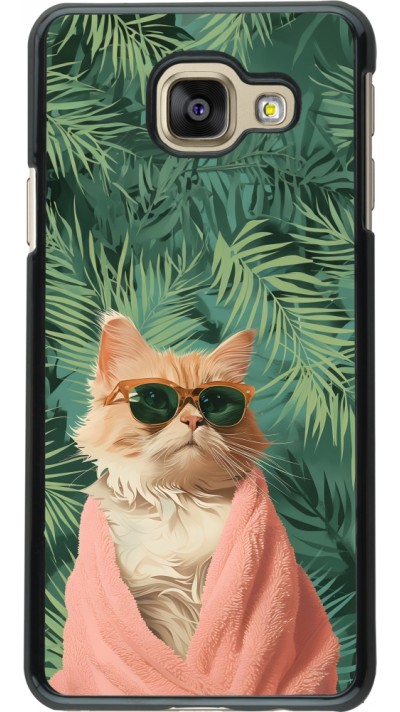 Samsung Galaxy A3 (2016) Case Hülle - Cat Summer Palms