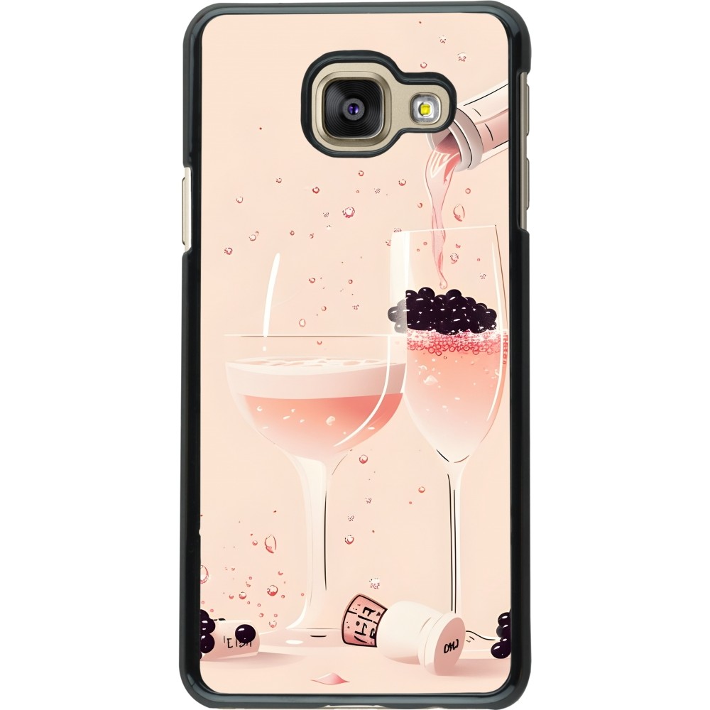 Samsung Galaxy A3 (2016) Case Hülle - Champagne Pouring Pink