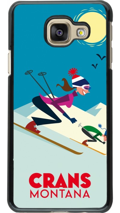 Samsung Galaxy A3 (2016) Case Hülle - Crans-Montana Ski Downhill