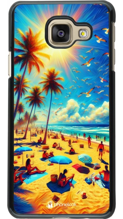 Samsung Galaxy A3 (2016) Case Hülle - Sommer Paradies Farbe