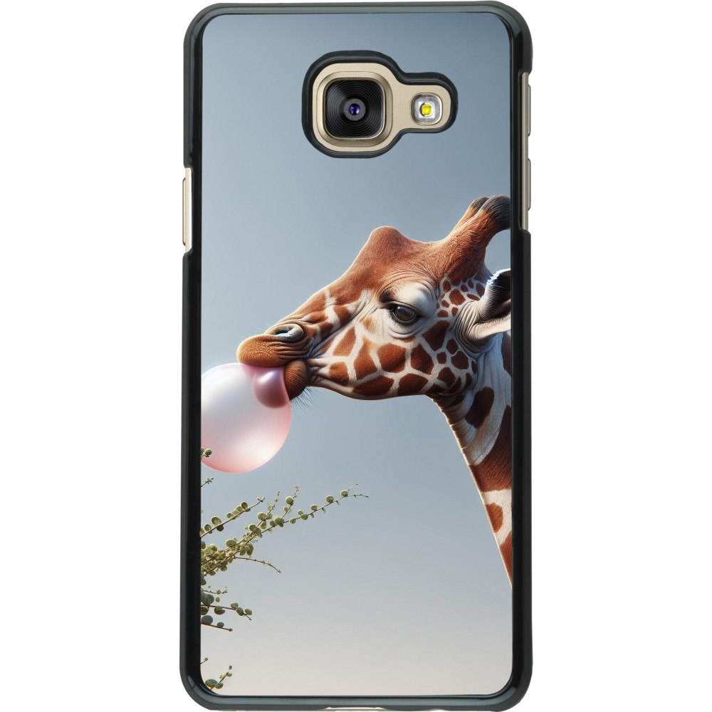 Samsung Galaxy A3 (2016) Case Hülle - Giraffe mit Blase