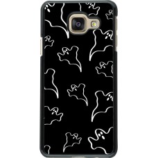 Samsung Galaxy A3 (2016) Case Hülle - Halloween 2024 black and white ghosts