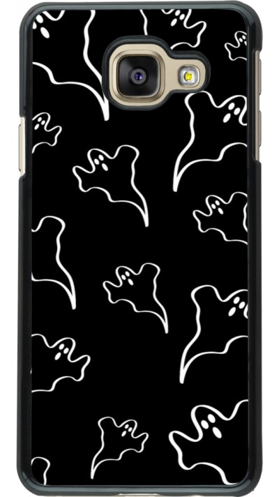 Samsung Galaxy A3 (2016) Case Hülle - Halloween 2024 black and white ghosts