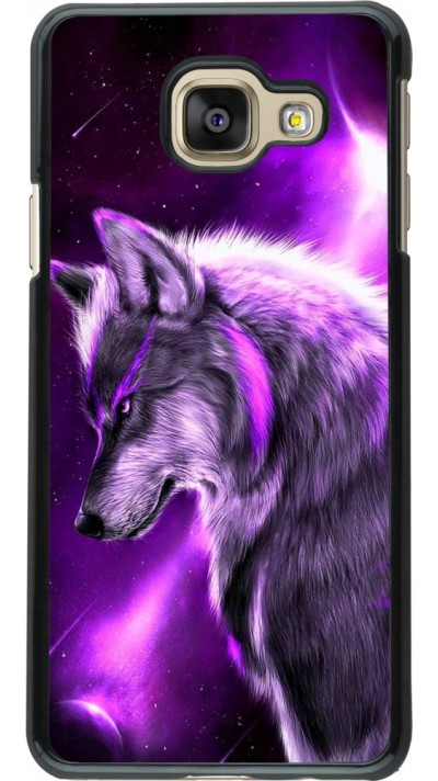 Hülle Samsung Galaxy A3 (2016) - Purple Sky Wolf