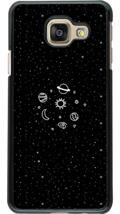 Hülle Samsung Galaxy A3 (2016) - Space Doodle