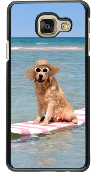 Samsung Galaxy A3 (2016) Case Hülle - Summer Dog on Paddle