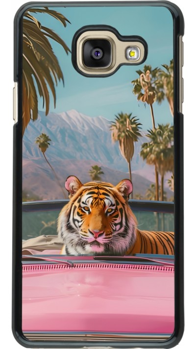 Coque Samsung Galaxy A3 (2016) - Tigre voiture rose