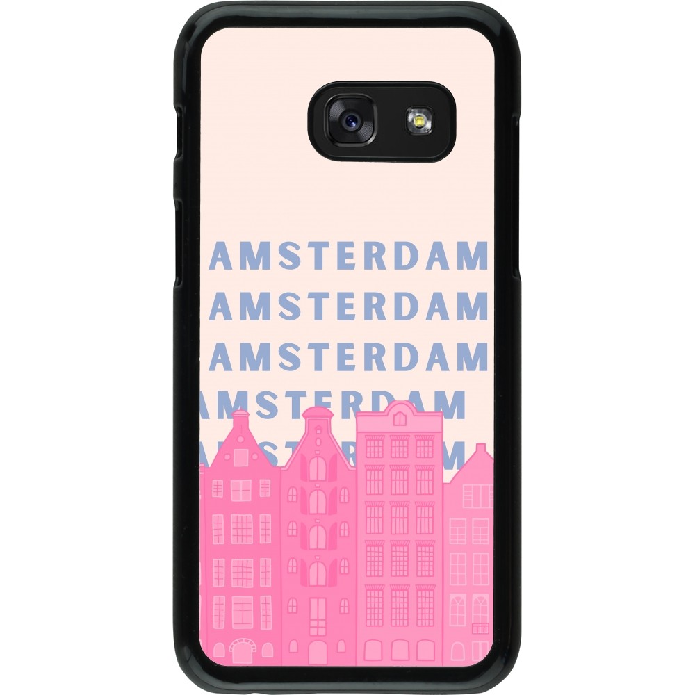 Samsung Galaxy A3 (2017) Case Hülle - Amsterdam Pink Print