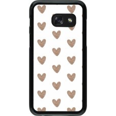 Samsung Galaxy A3 (2017) Case Hülle - Autumn 2024 brown hearts