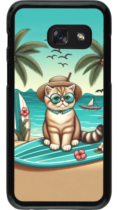 Samsung Galaxy A3 (2017) Case Hülle - Chat Surf Stil