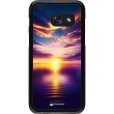 Samsung Galaxy A3 (2017) Case Hülle - Sonnenuntergang gelb violett