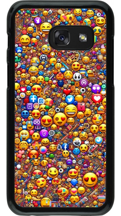 Samsung Galaxy A3 (2017) Case Hülle - Emoji gemischt