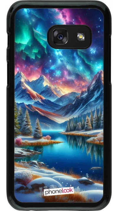 Samsung Galaxy A3 (2017) Case Hülle - Fantasiebergsee Himmel Sterne