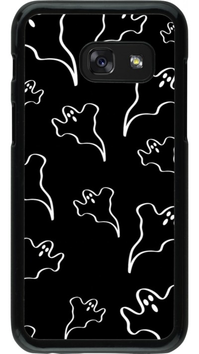 Samsung Galaxy A3 (2017) Case Hülle - Halloween 2024 black and white ghosts