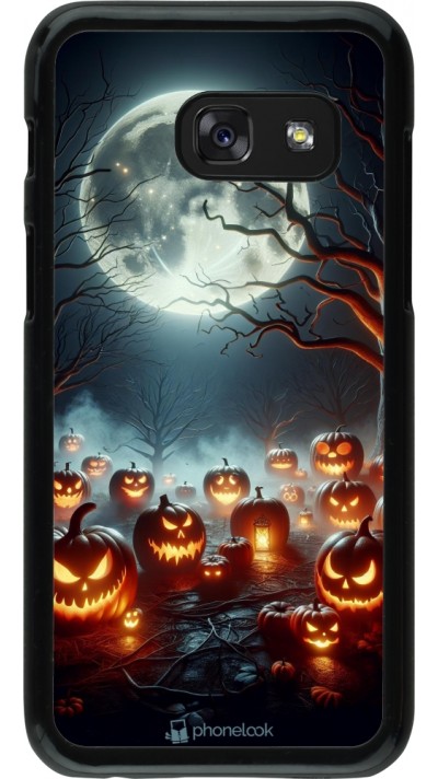 Samsung Galaxy A3 (2017) Case Hülle - Halloween 2024 Viele Kuerbisse