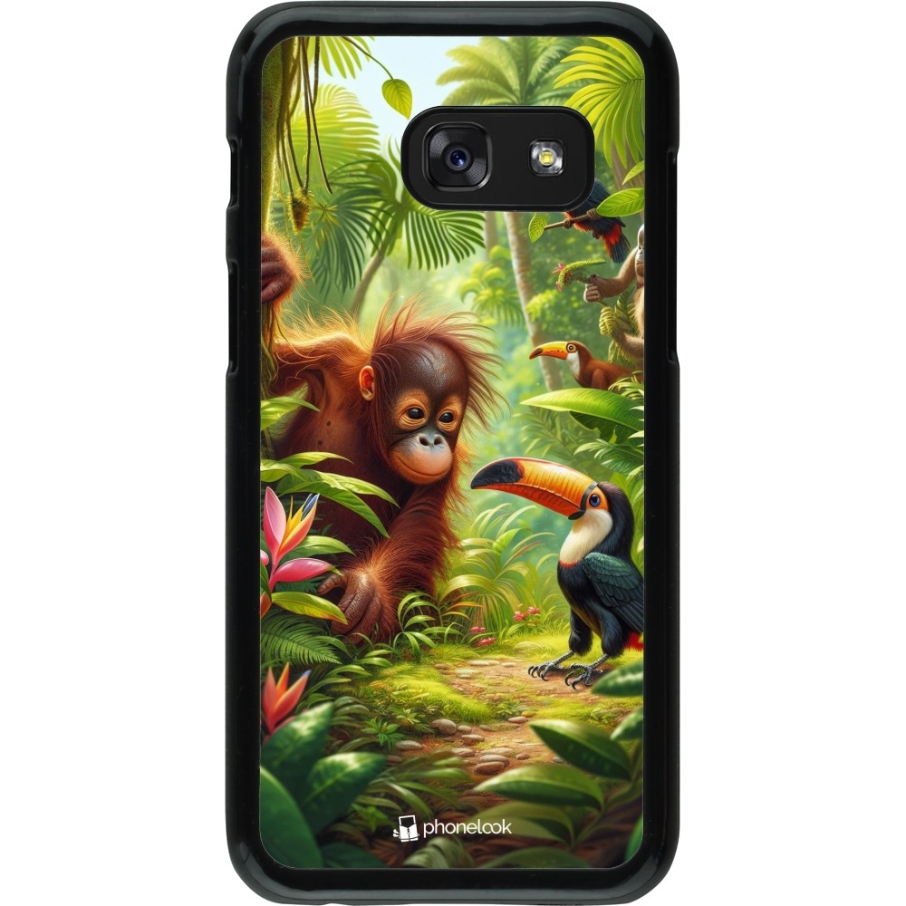 Samsung Galaxy A3 (2017) Case Hülle - Tropischer Dschungel Tayrona