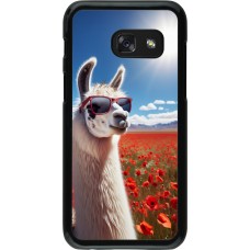 Samsung Galaxy A3 (2017) Case Hülle - Lama Chic in Mohnblume