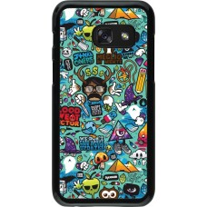 Samsung Galaxy A3 (2017) Case Hülle - Mixed Cartoons Turquoise