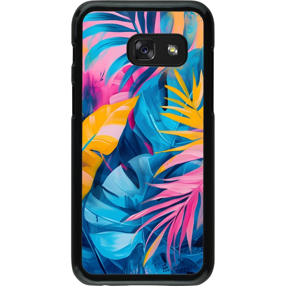 Samsung Galaxy A3 (2017) Case Hülle - Palms Blue