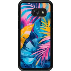 Samsung Galaxy A3 (2017) Case Hülle - Palms Blue