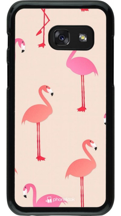 Hülle Samsung Galaxy A3 (2017) - Pink Flamingos Pattern