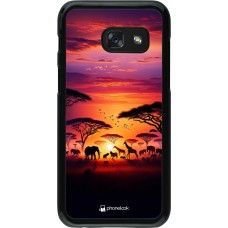 Samsung Galaxy A3 (2017) Case Hülle - Safari Sonnenuntergang Wildtiere