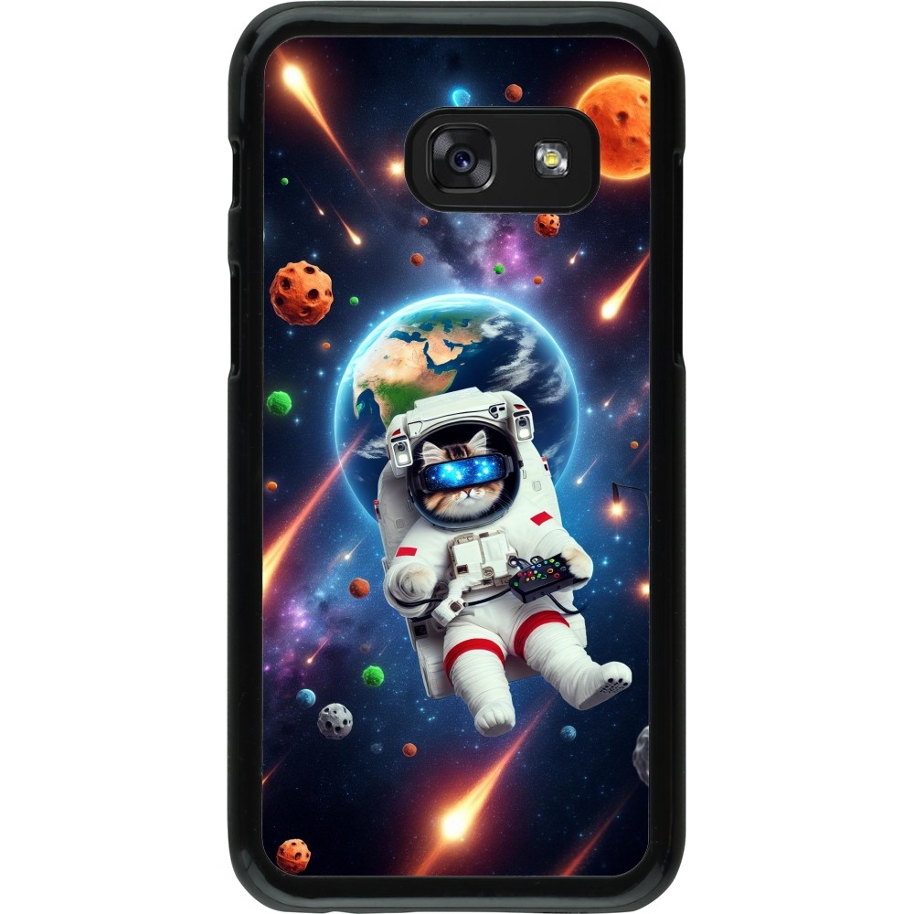 Samsung Galaxy A3 (2017) Case Hülle - VR SpaceCat Odyssee