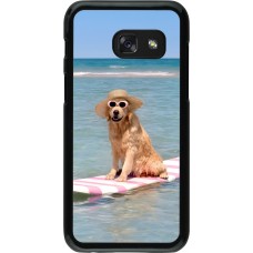 Samsung Galaxy A3 (2017) Case Hülle - Summer Dog on Paddle