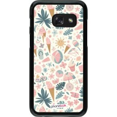 Samsung Galaxy A3 (2017) Case Hülle - Sommer Pink Muster