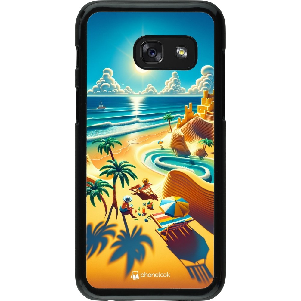 Samsung Galaxy A3 (2017) Case Hülle - Sonnenuntergang Brise