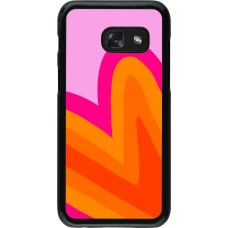 Samsung Galaxy A3 (2017) Case Hülle - Valentine 2024 heart gradient