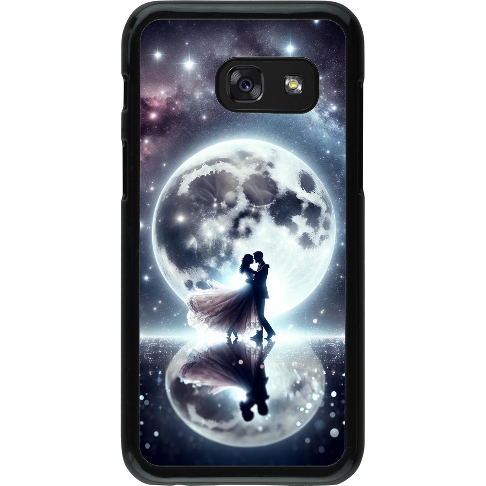 Samsung Galaxy A3 (2017) Case Hülle - Valentin 2024 Liebe unter dem Mond