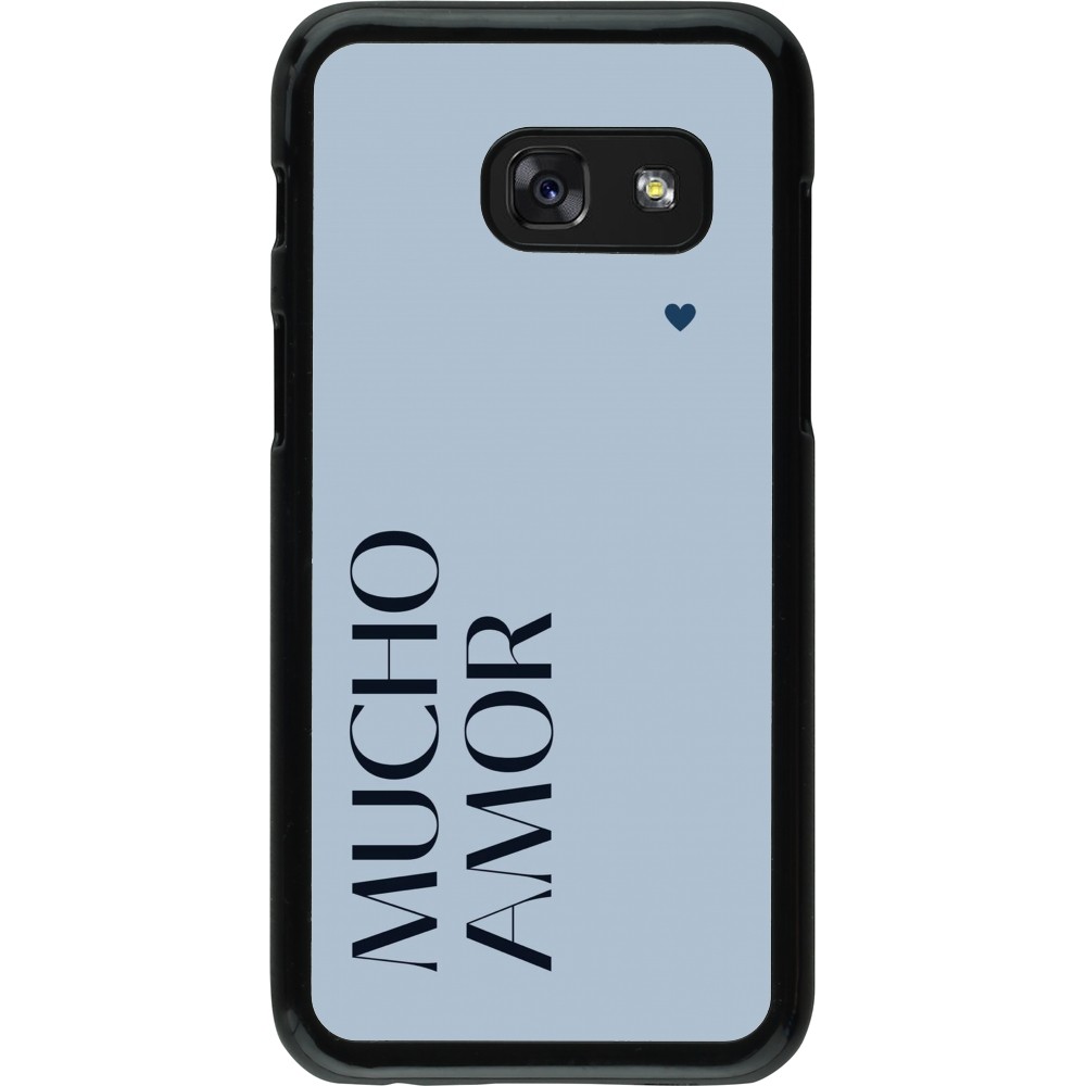 Samsung Galaxy A3 (2017) Case Hülle - Valentine 2024 mucho amor azul