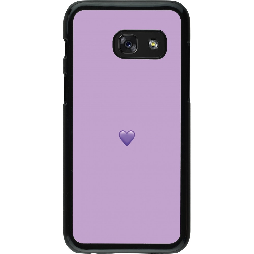 Samsung Galaxy A3 (2017) Case Hülle - Valentine 2023 purpule single heart