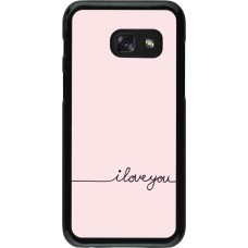 Samsung Galaxy A3 (2017) Case Hülle - Valentine 2023 i love you writing