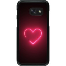 Samsung Galaxy A3 (2017) Case Hülle - Valentine 2023 single neon heart