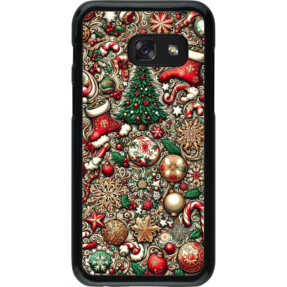 Samsung Galaxy A3 (2017) Case Hülle - Weihnachten 2023 Mikromuster