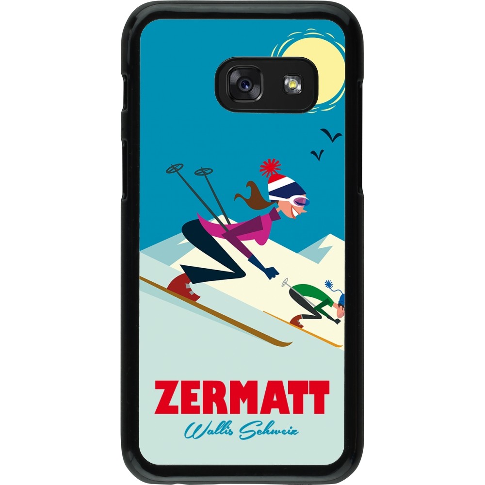 Samsung Galaxy A3 (2017) Case Hülle - Zermatt Ski Downhill