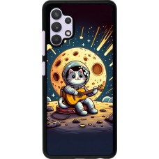 Samsung Galaxy A32 Case Hülle - AstroKatze RockMond