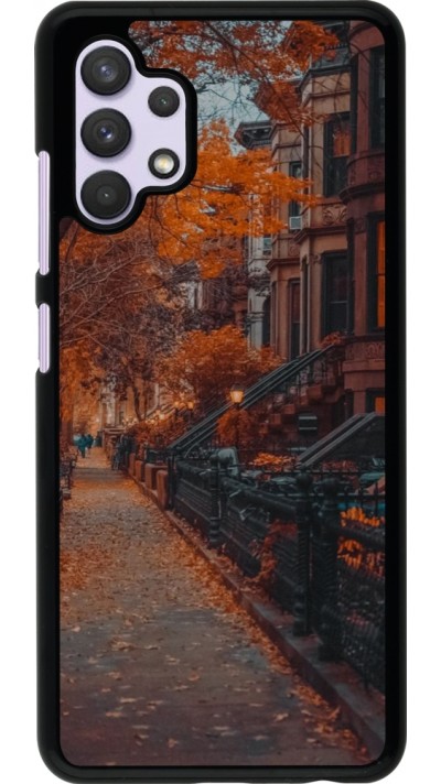 Samsung Galaxy A32 Case Hülle - Autumn 2024 city