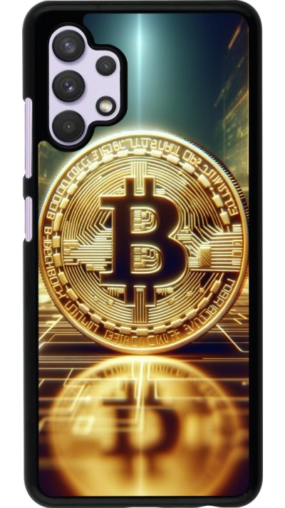 Samsung Galaxy A32 Case Hülle - Bitcoin Stehen