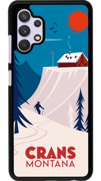 Samsung Galaxy A32 Case Hülle - Crans-Montana Cabane