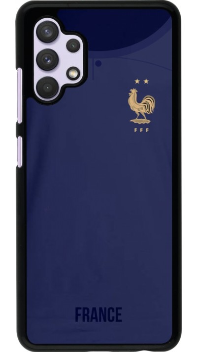 Samsung Galaxy A32 Case Hülle - Frankreich 2022 personalisierbares Fussballtrikot