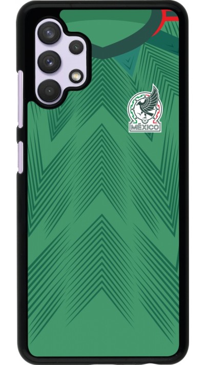 Samsung Galaxy A32 Case Hülle - Mexiko 2022 personalisierbares Fussballtrikot