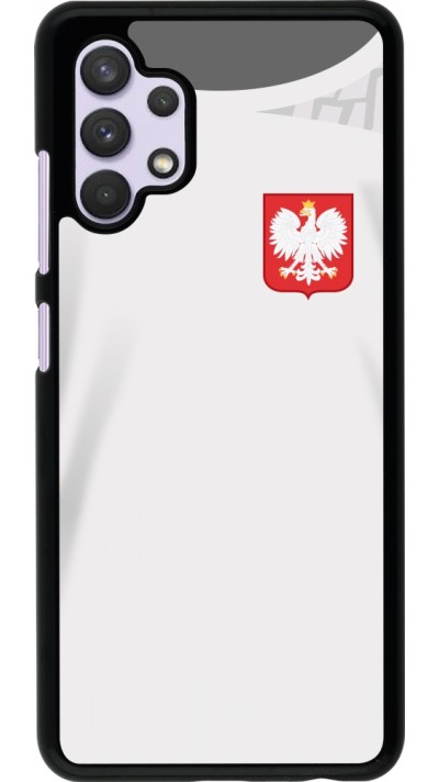 Samsung Galaxy A32 Case Hülle - Polen 2022 personalisierbares Fussballtrikot