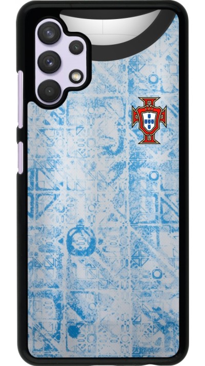 Samsung Galaxy A32 Case Hülle - Portugal Away personalisierbares Fussballtrikot