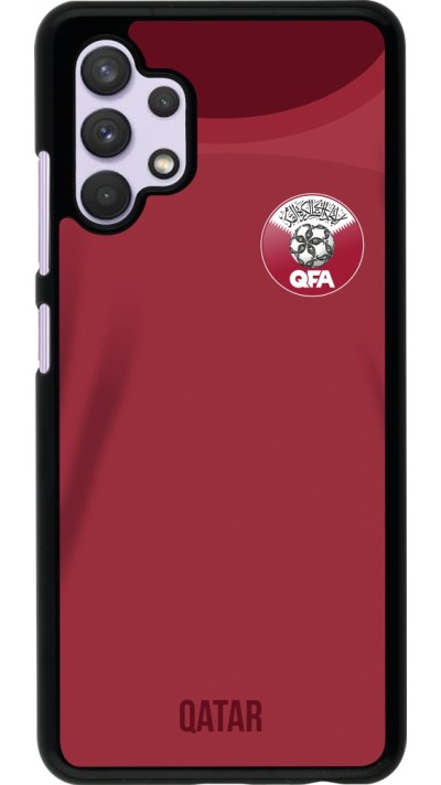 Samsung Galaxy A32 Case Hülle - Katar 2022 personalisierbares Fussballtrikot