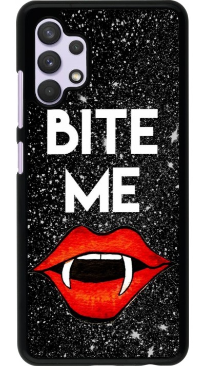 Samsung Galaxy A32 Case Hülle - Halloween 2024 bite me