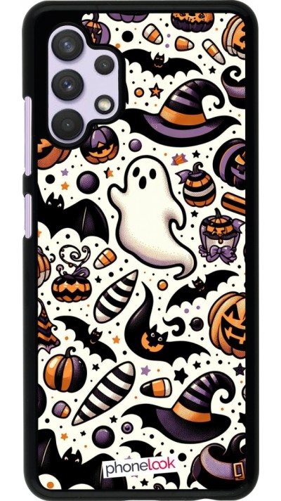 Samsung Galaxy A32 Case Hülle - Halloween 2024 Niedliches Muster