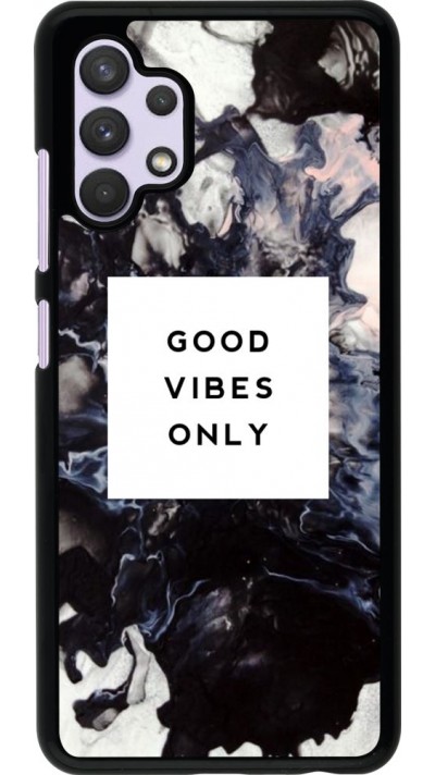 Hülle Samsung Galaxy A32 - Marble Good Vibes Only